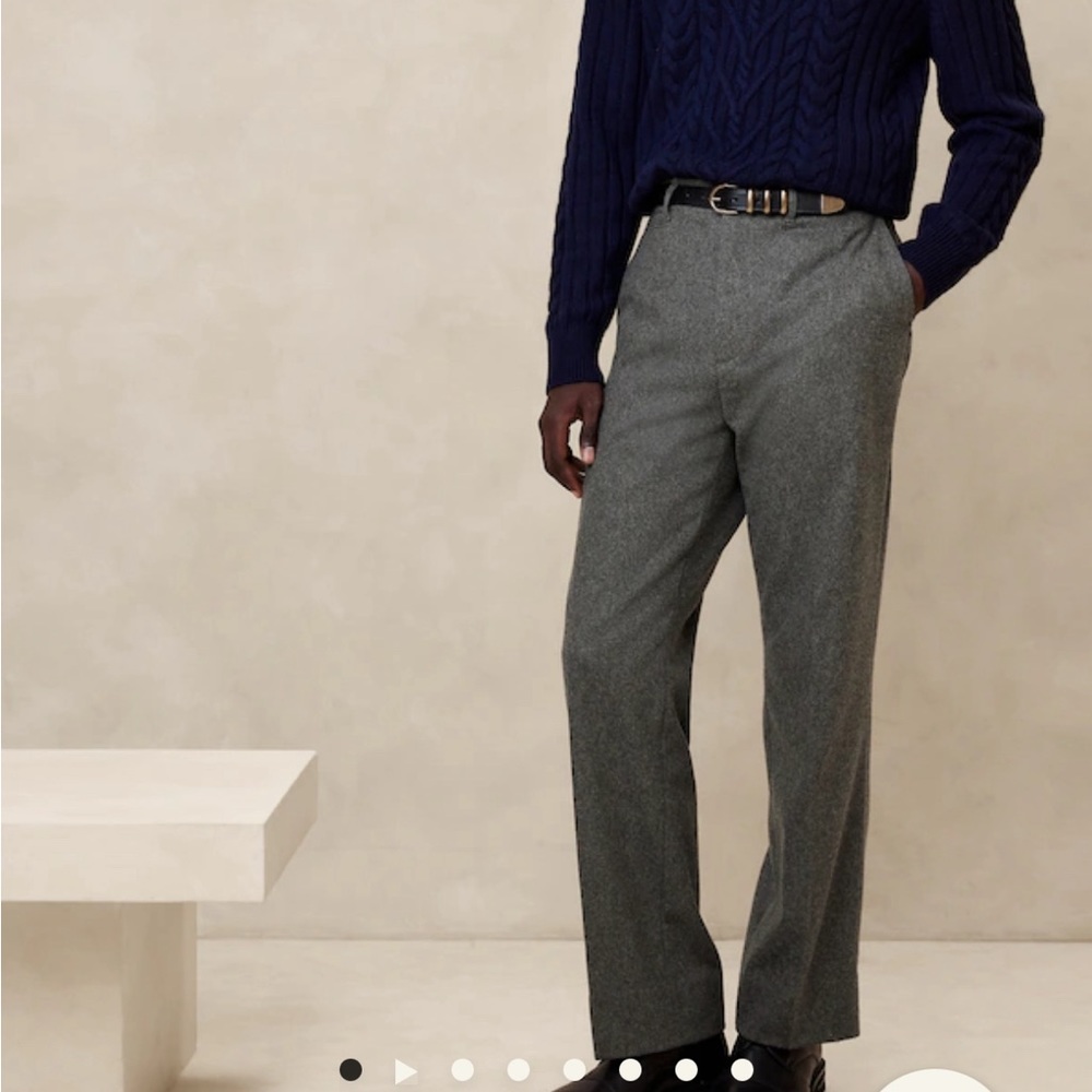 Banana Republic Italian Melton Wool Pants